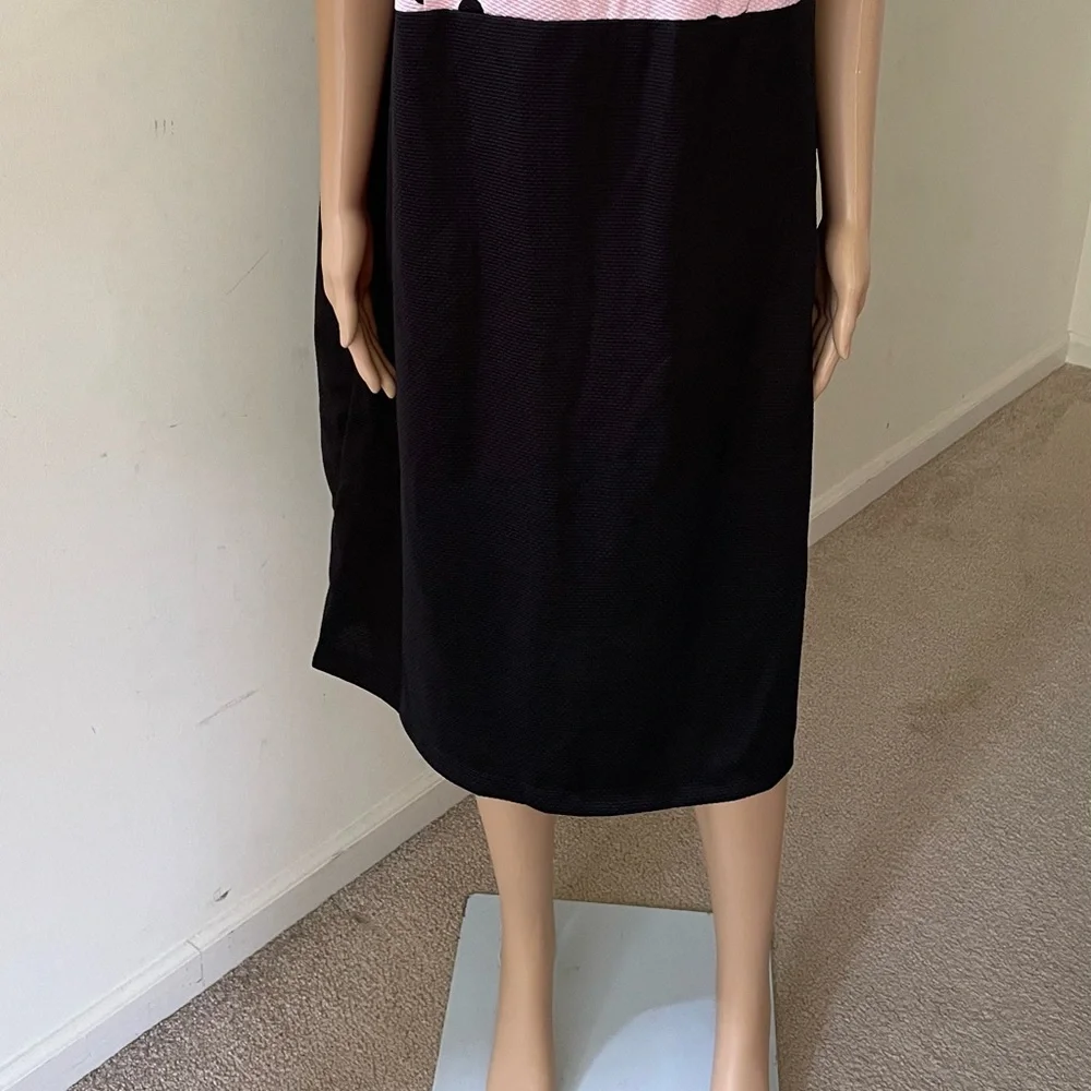 NWT Pink Polka Dot Dress Size: 18W - Picture 2 of 7